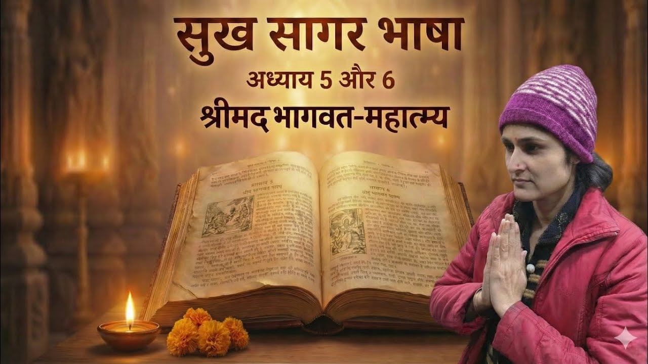 श्रीमद्भागवत महात्म्य: अध्याय 5 और 6 | Sukh Sagar Bhasha | Shrimad Bhagwat Mahatmya Adhyay 5 & 6