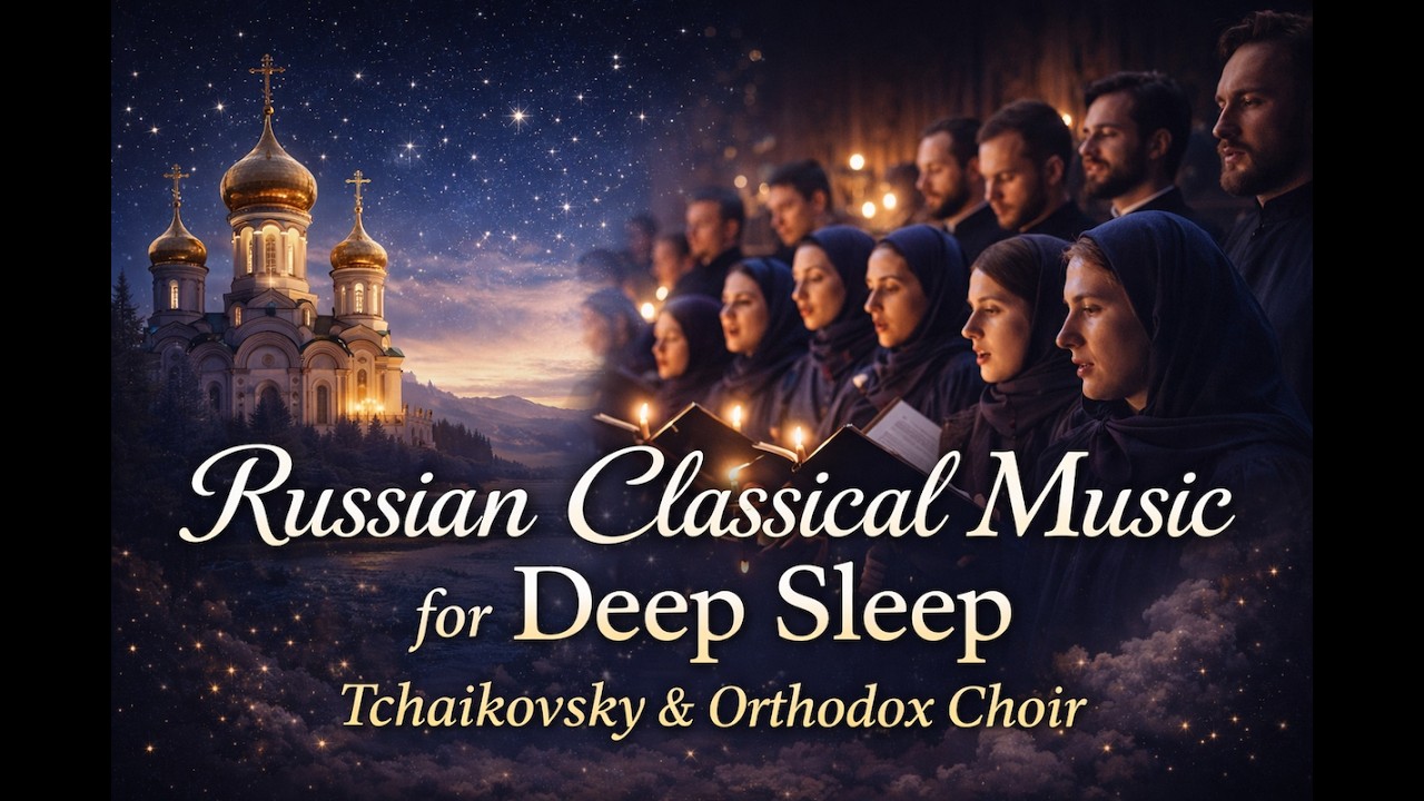 Russian Classical Music for Deep Sleep | Tchaikovsky & Orthodox Choral Masterpieces (Black Screen)