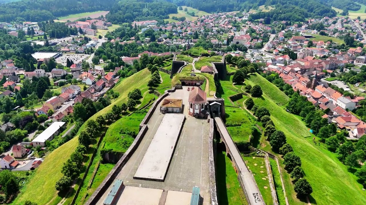 Citadel of Bitche, France &ndash; Aerial Journey Above a Fortress of History