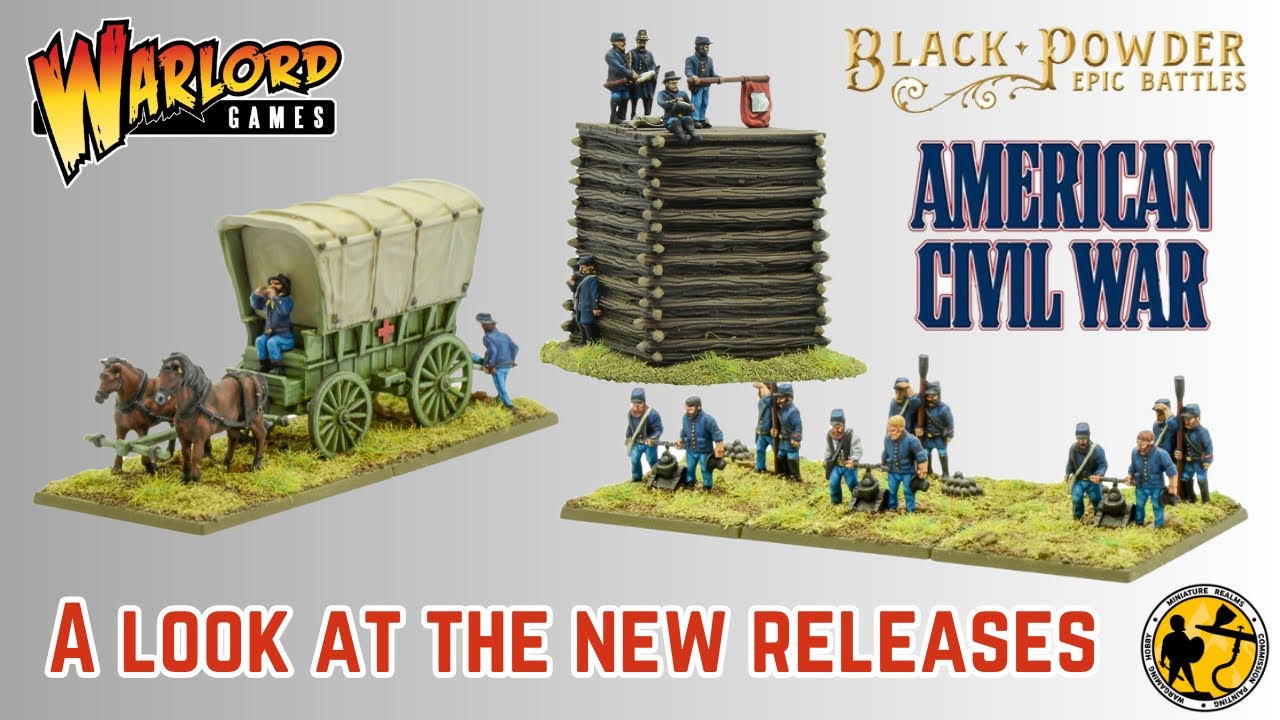 Warlord Games | Epic Battles ACW | A look at the Siege Mortar, Signal Corps Tower & Field Ambulance