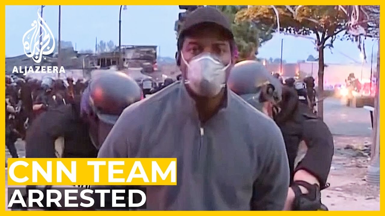 Why was Black CNN reporter detained while covering protests?
