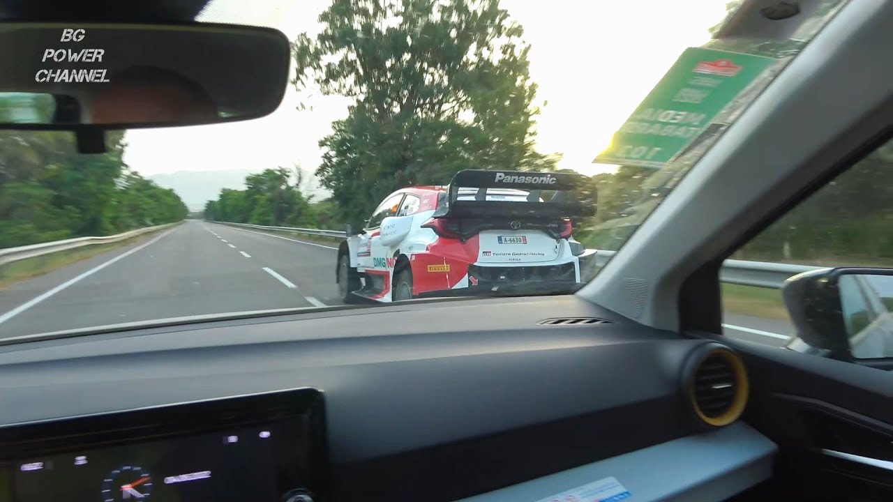 WRC Rally1 on Public Road - Toyota & Ford