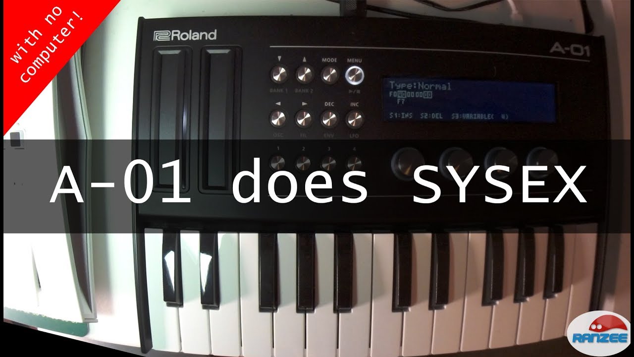 Roland A-01 does system exclusive - with no computers!