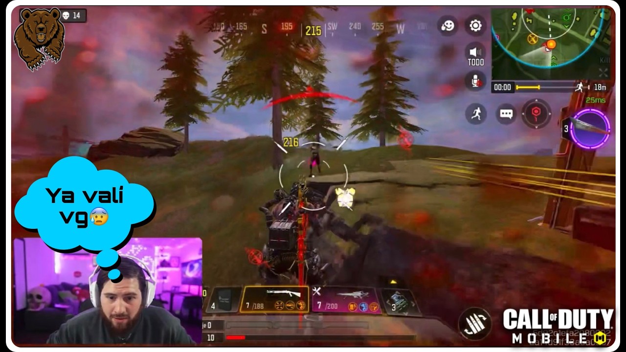 EL OSO TUVO UN ENFRENTAMIENTO INTENSO CONTRA TANQUE y UNOS SS|CALL OF DUTY MOBILE|