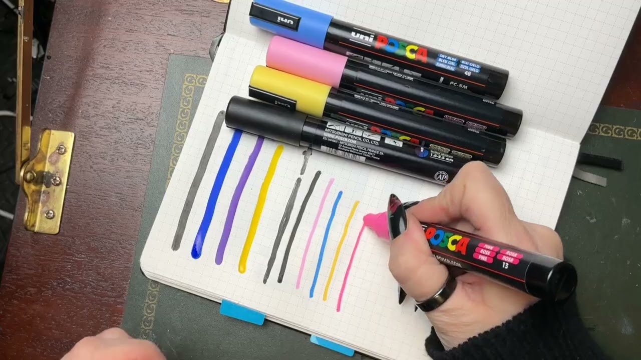 Posca markers