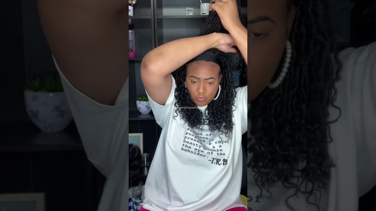 EASY LOC WIG 🔥 Amazon Faux Loc Wig Install | Bobbi Boss Emmalynn Wig Review