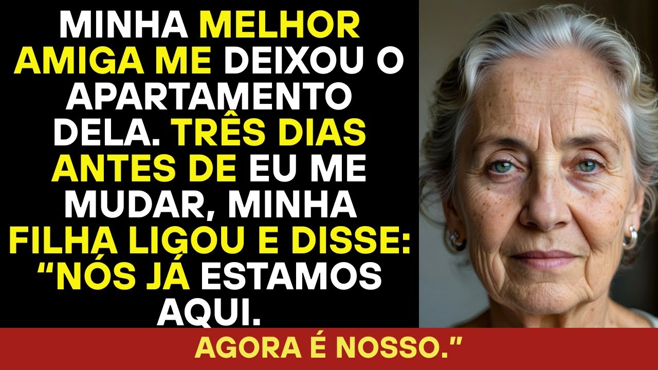 Minha melhor amiga deixou o apartamento; pouco antes de entrar, minha filha chamou.