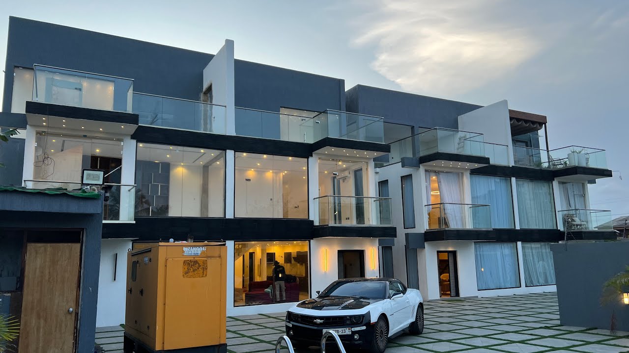 $480K Ocean View Smart 4 bedrooms Fully Furnished at South La Estate  || Tour 098 || 📞+233503373419