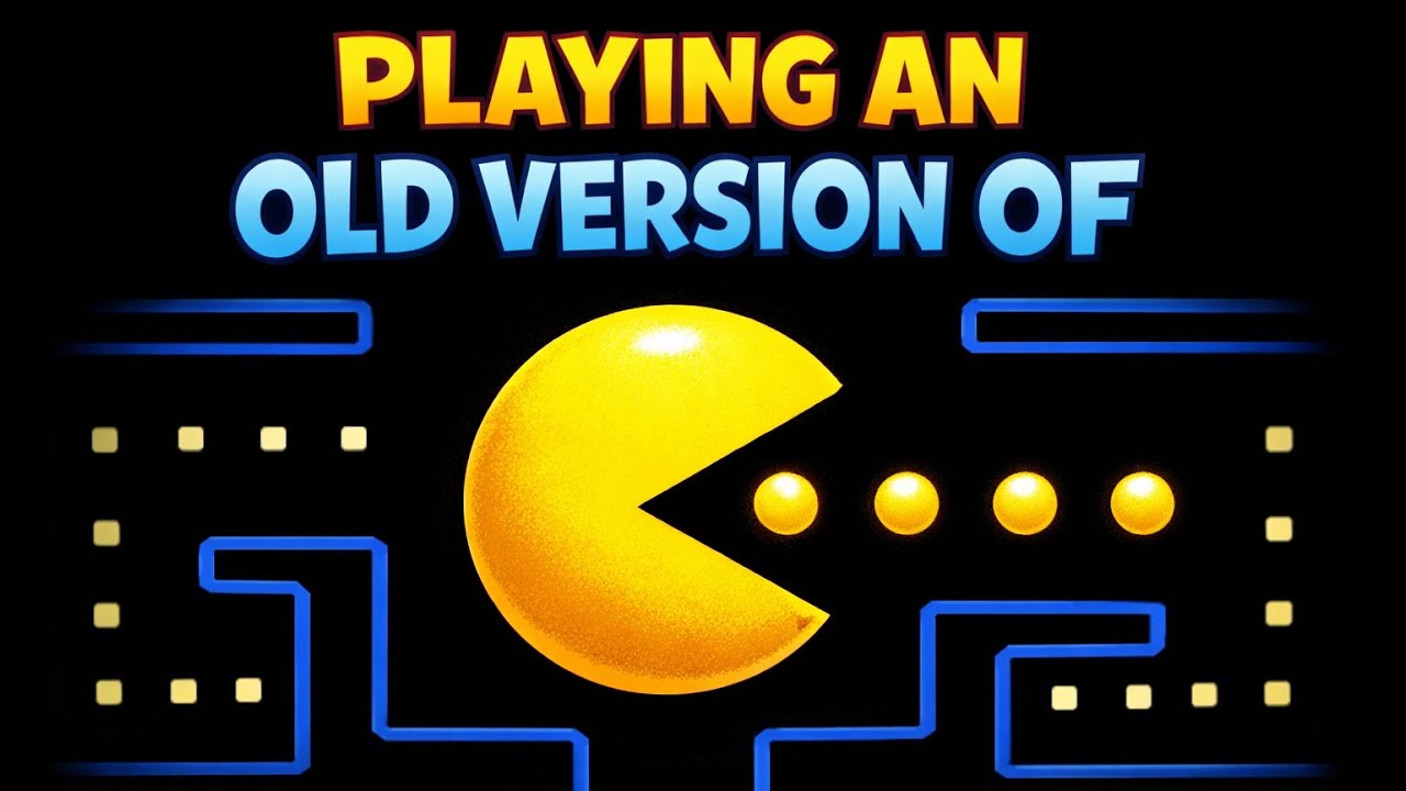 Playing PacMan from 1981! |Includes Commentary| 