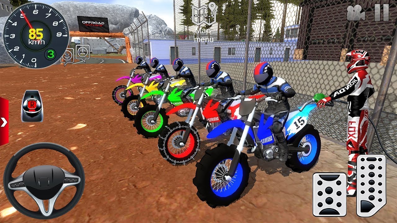 Impossible Bike Mega Ramp Driving Simulator #1 - Extreme Motocross Stunt Racer - Android Gameplay
