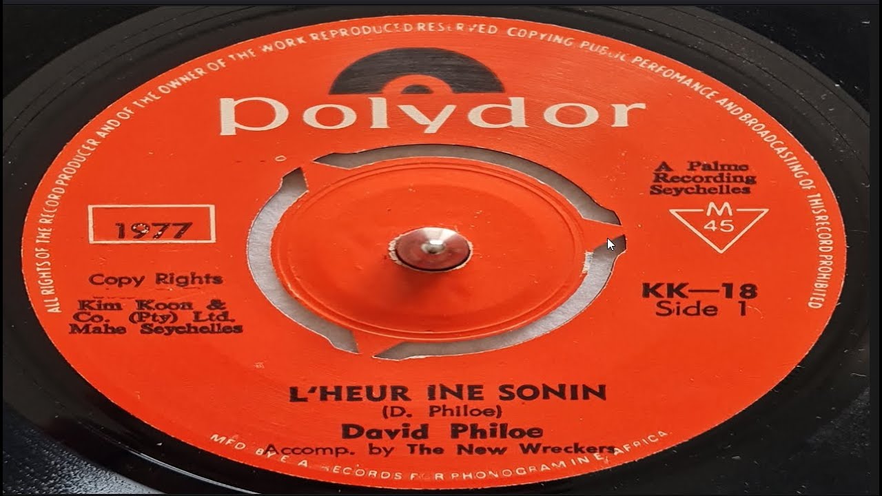 Seychelles Sega Paradise Island: David Philoe & The New Wrekers KK-18