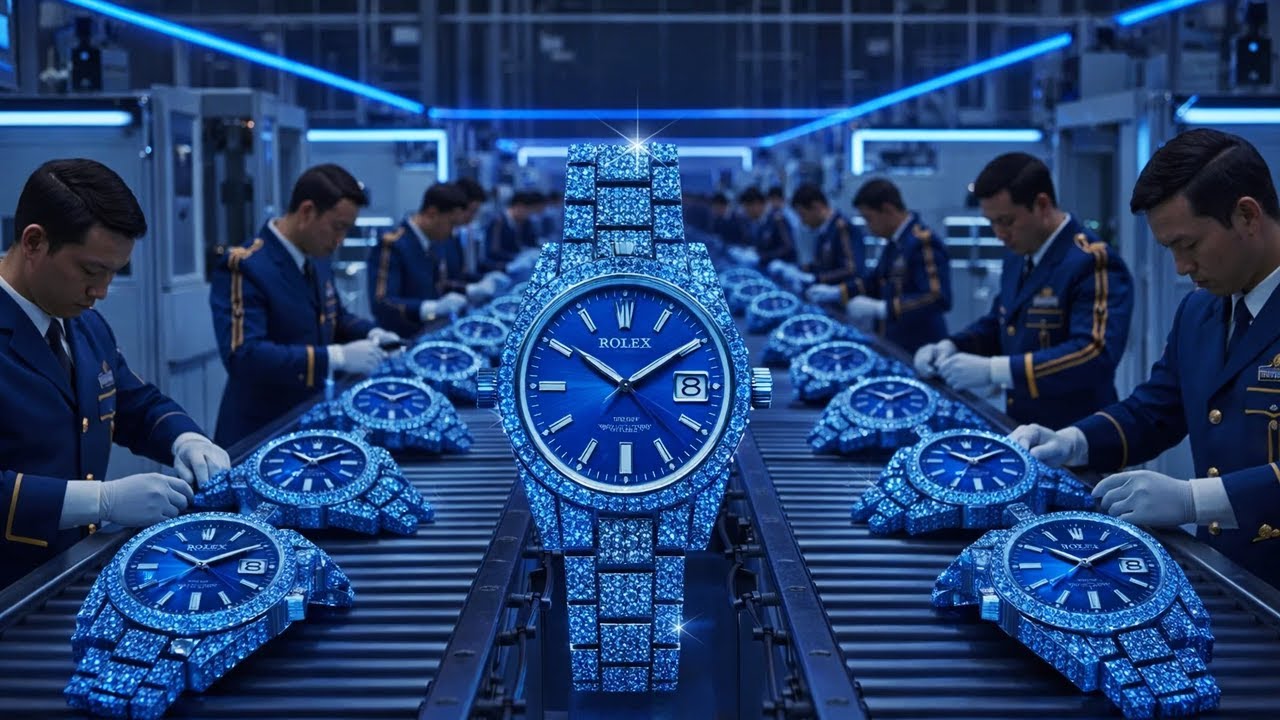 Inside a Luxury Blue Diamond Watch Factory: From Hope Diamond Color to Ocean Bezels