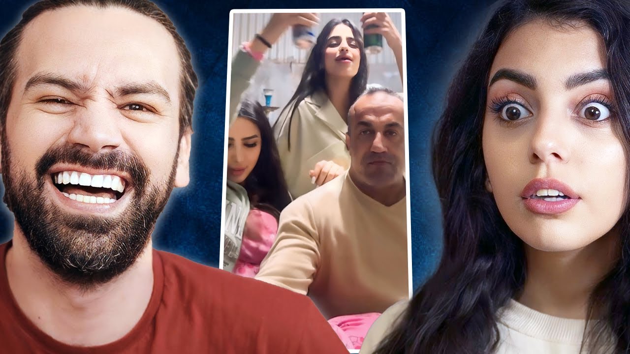 بابام وسط این همه دختر😂 اکسپلور اینستاگرامم عجیب بی محتواست❌