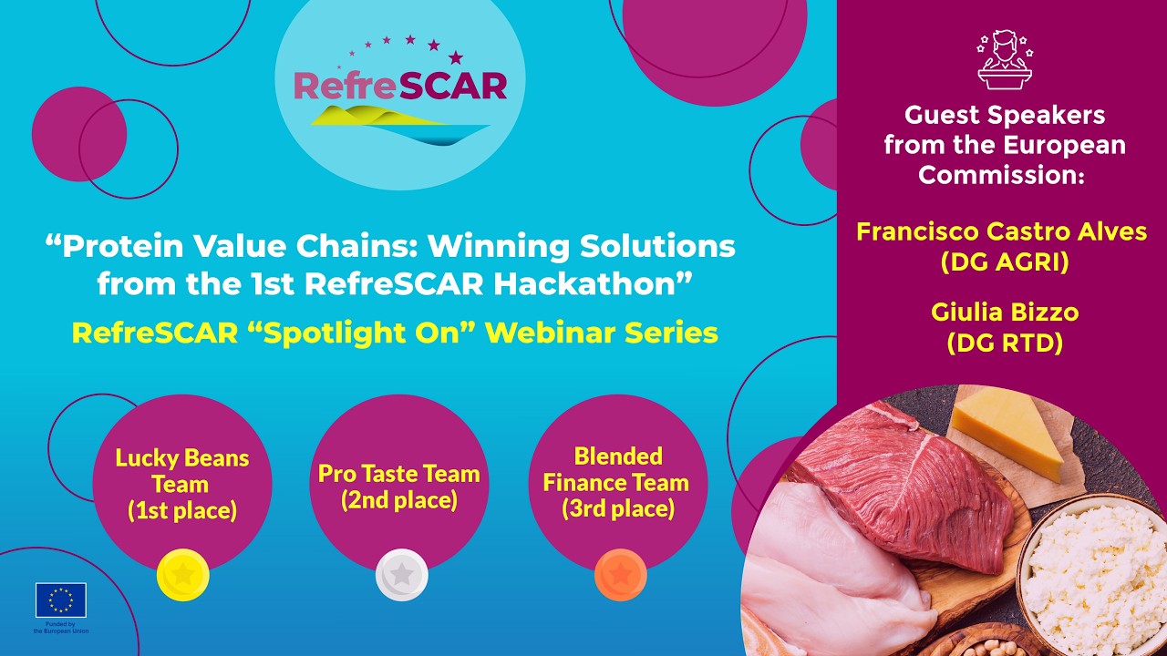 Protein Value Chains: Winning Solutions from the 1st RefreSCAR Hackathon