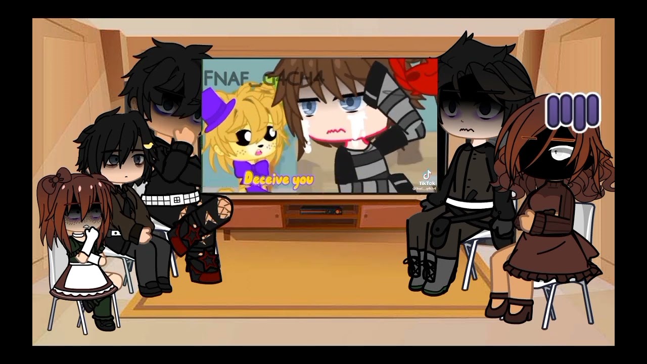 Past Afton's react to past Evan/C.c videos. Read Description please!