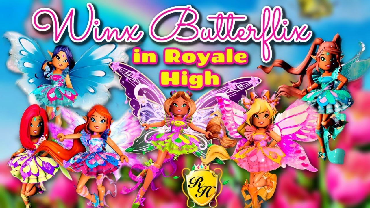🦋Transforming into the Winx Butterflix power in Royale High!🦋 *Roblox Royale High*