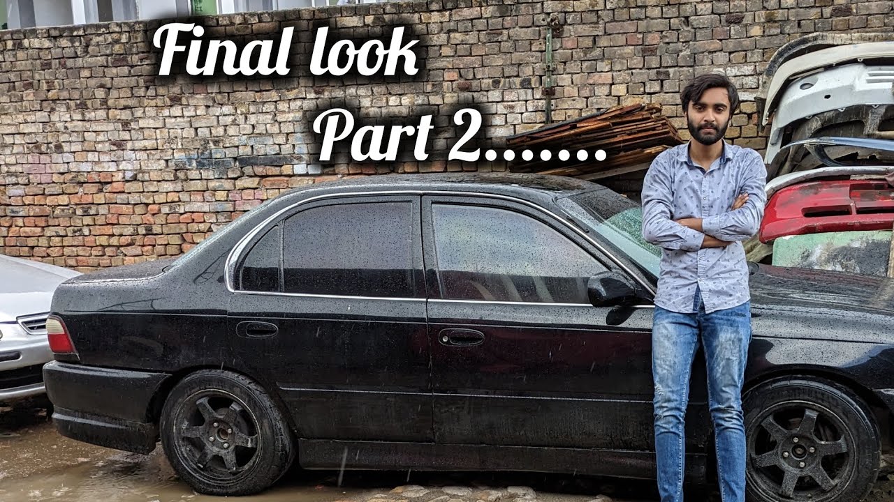 Toyota Indus Corolla Final look Revealed. Te37 with semi slicks. Vibe tou ha 😊.