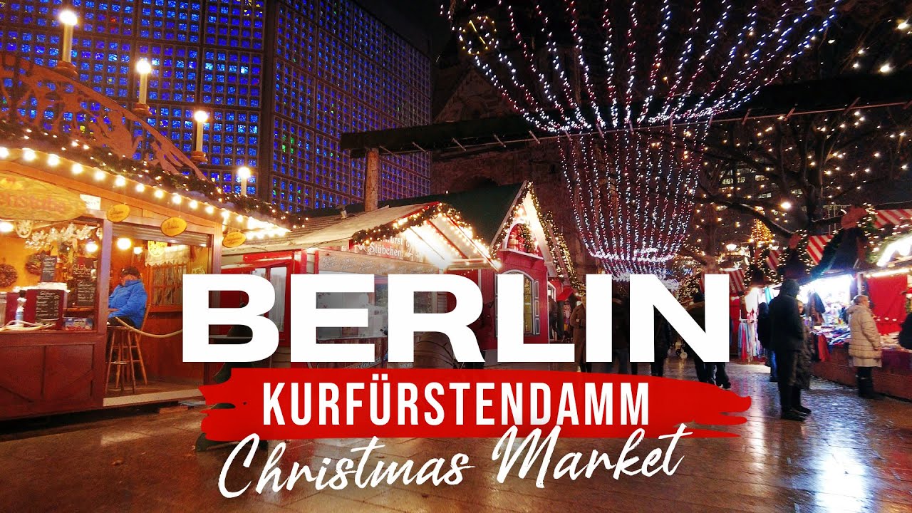 Berlin, Germany Christmas Market 🎄 [4K] Walking Tour Kurfürstendamm