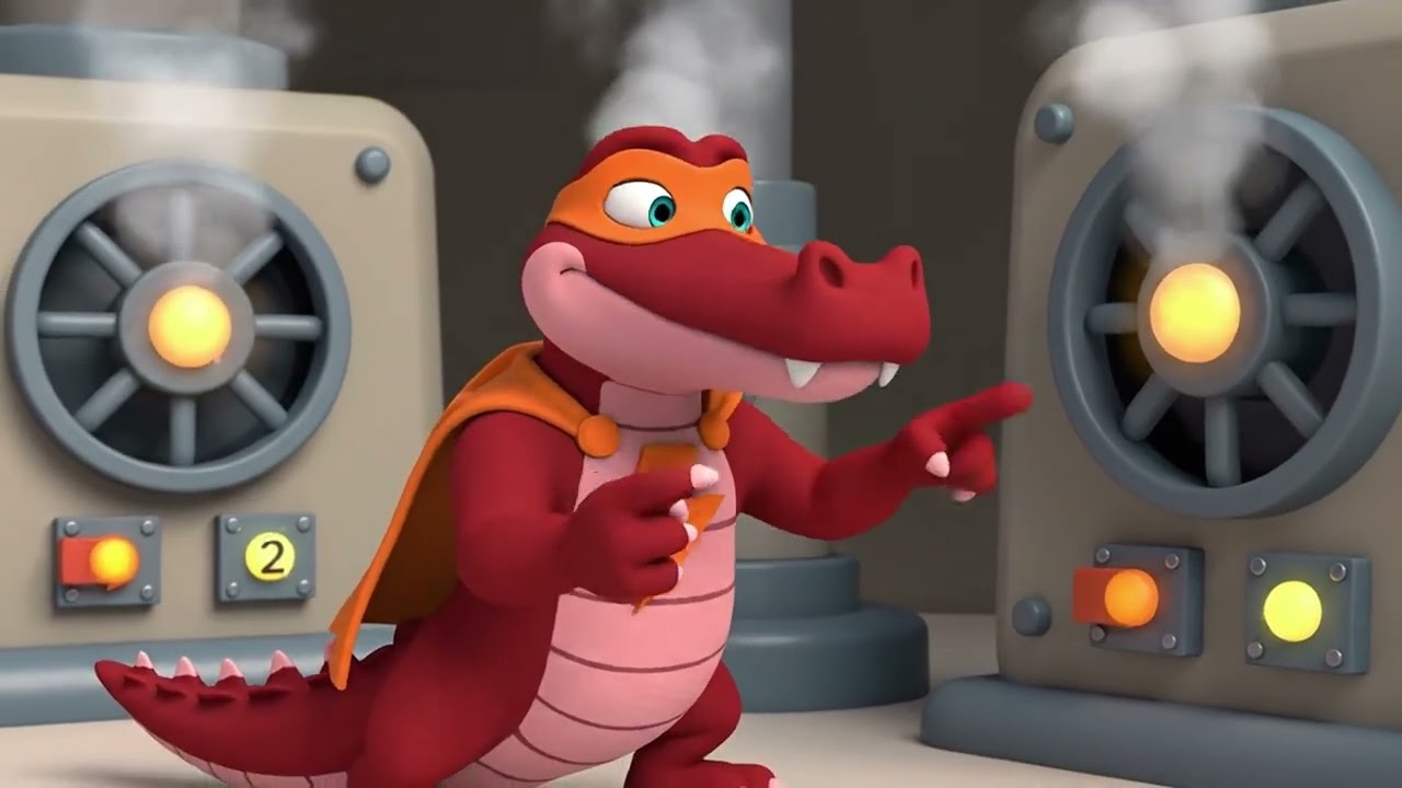 Smart Superhero Crocodile vs 10 Burning Island Challenges! Giant Sausage Finale (Disney-Style)