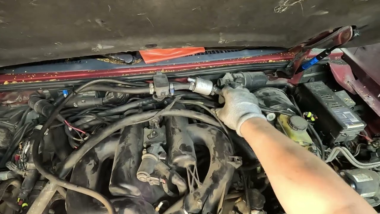 Замена двигателя ford explorer 2 (часть 1)