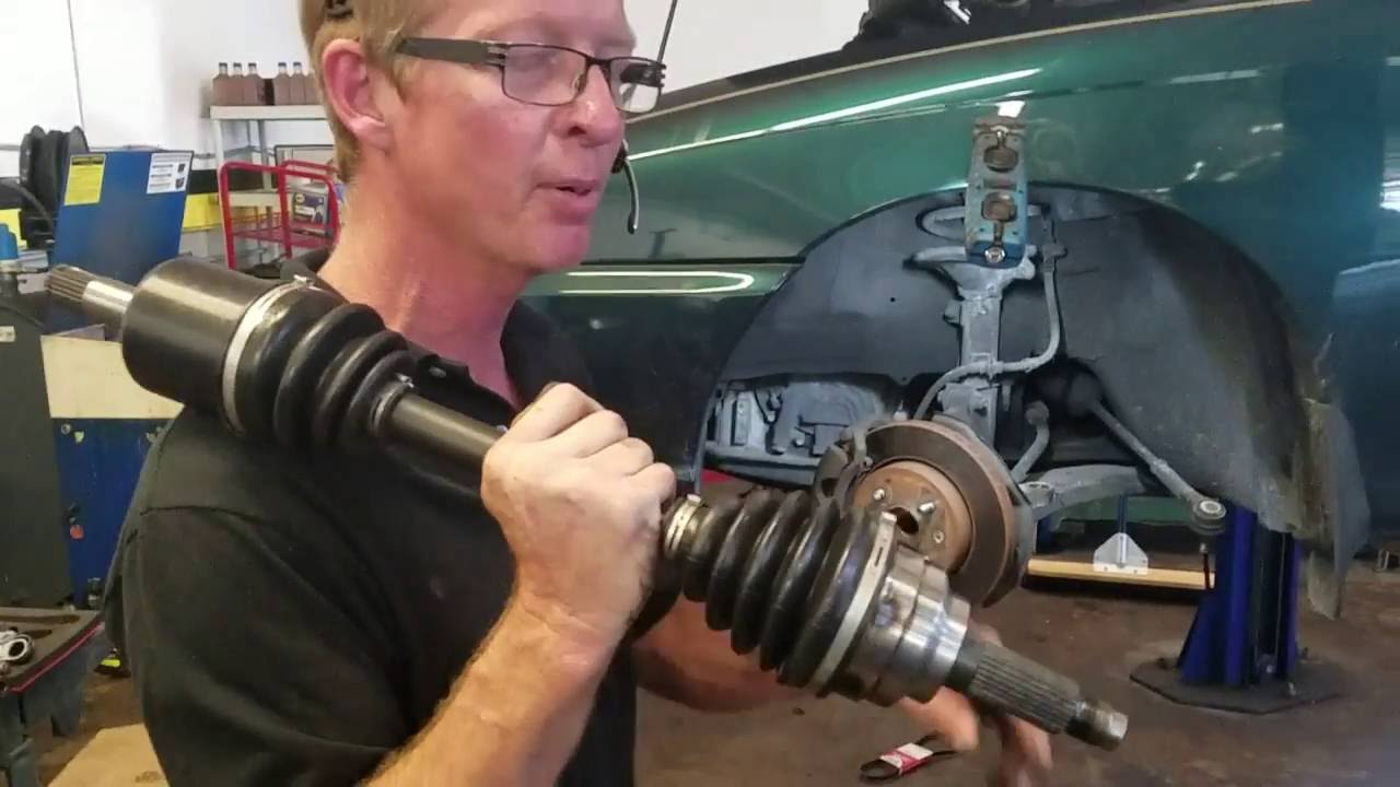 2002 mitsubishi lancer Left Front CV Axle replacement