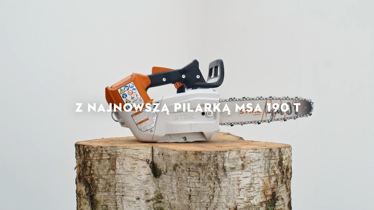 MSA 190T - nowa, akumulatorowa🔋 pilarka arborystyczna STIHL🌳