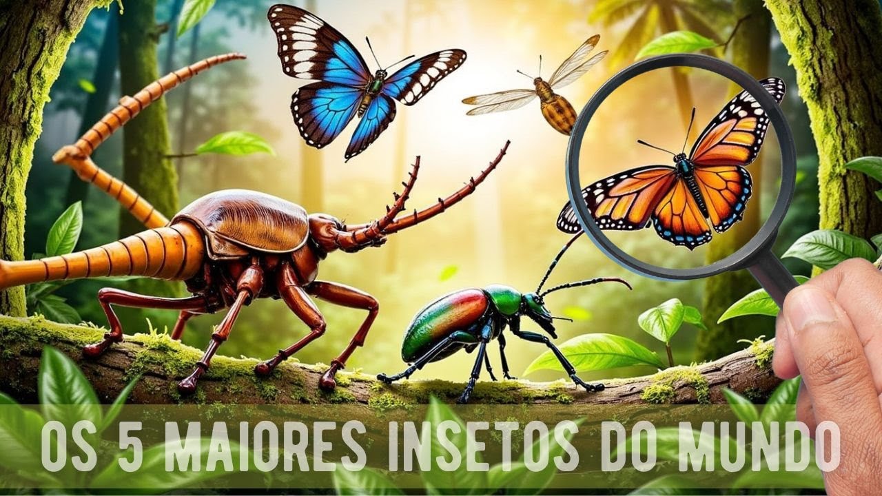 Os 5 Maiores Insetos do Mundo