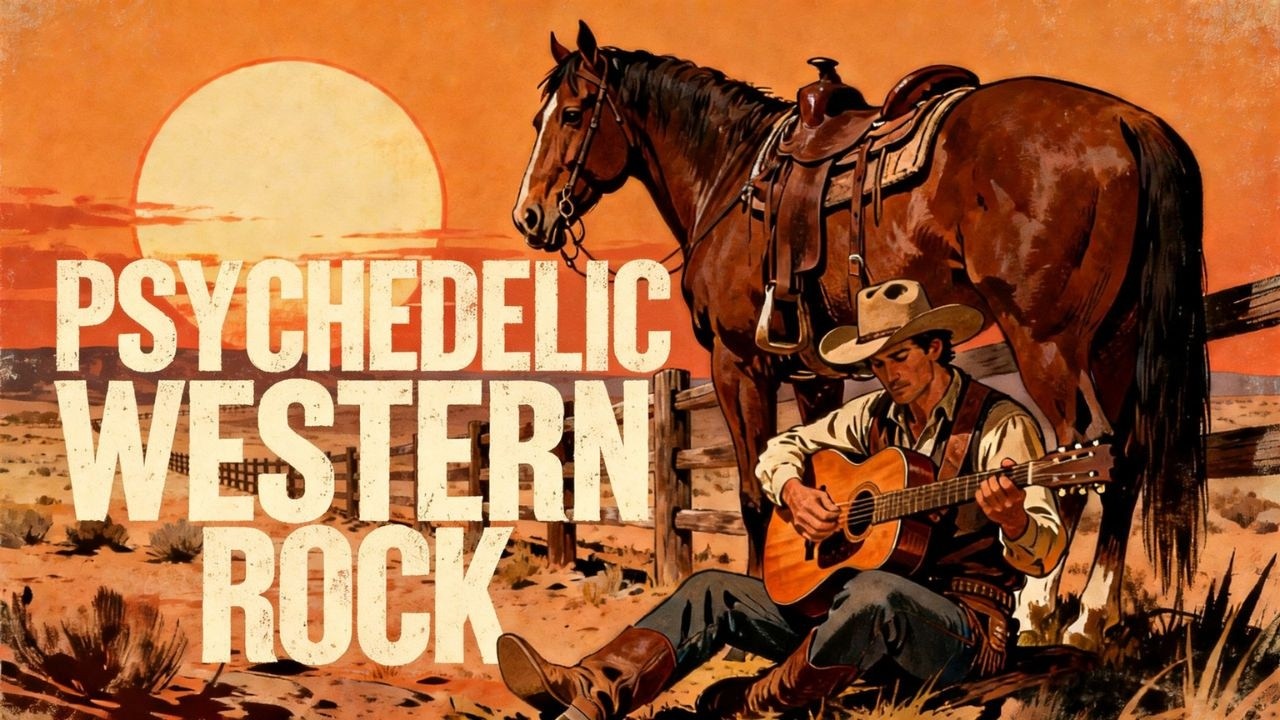 Psychedelic Western Rock | 70s Desert Guitar Vibes for Chill & Relax