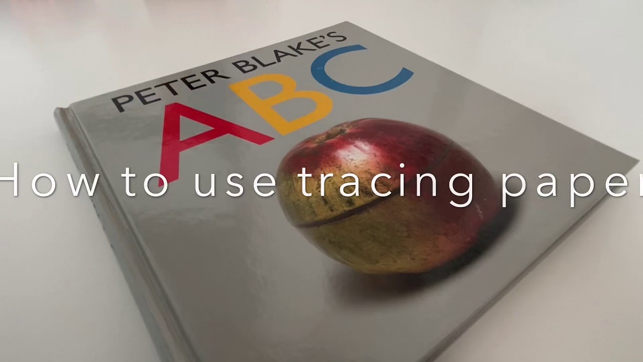 How to use tracing paper