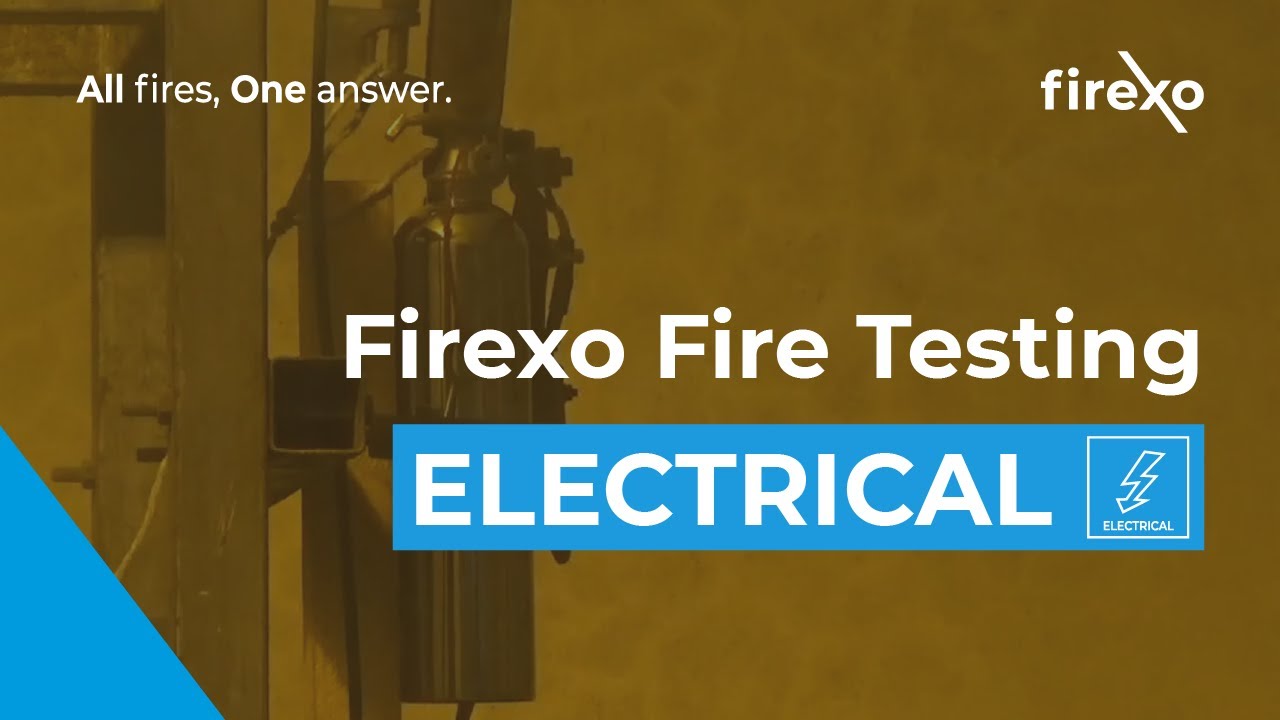 Firexo | Fire Testing Electrical - 35kV Electric Test with a 500ml Firexo Extinguisher