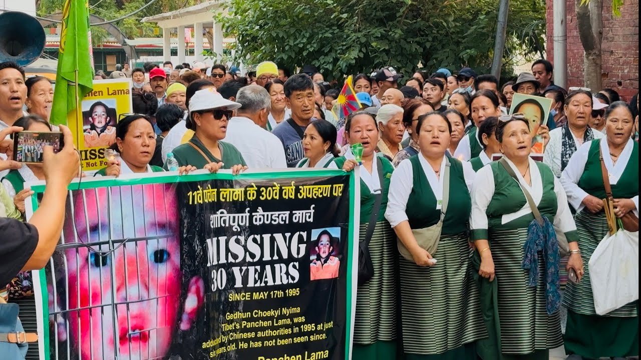 “Kidnapped at 6:The Missing Panchen Lama & China’s Silence” | candle march/ Doon Tibetan Community