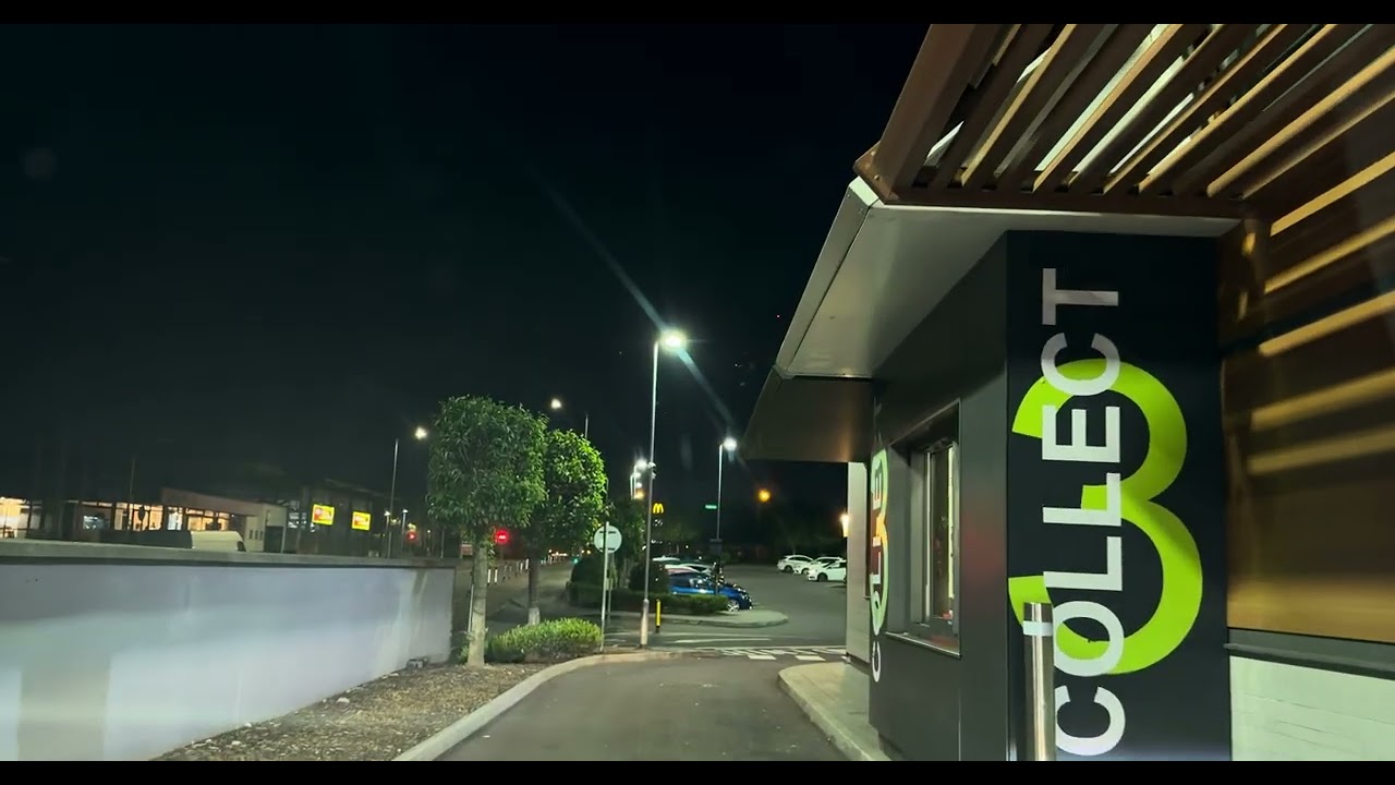 🌆 Late Night Drive Through Cork City 🇮🇪 | City Centre, McDonald&rsquo;s Run & Relaxing Night Atmosphere 4K