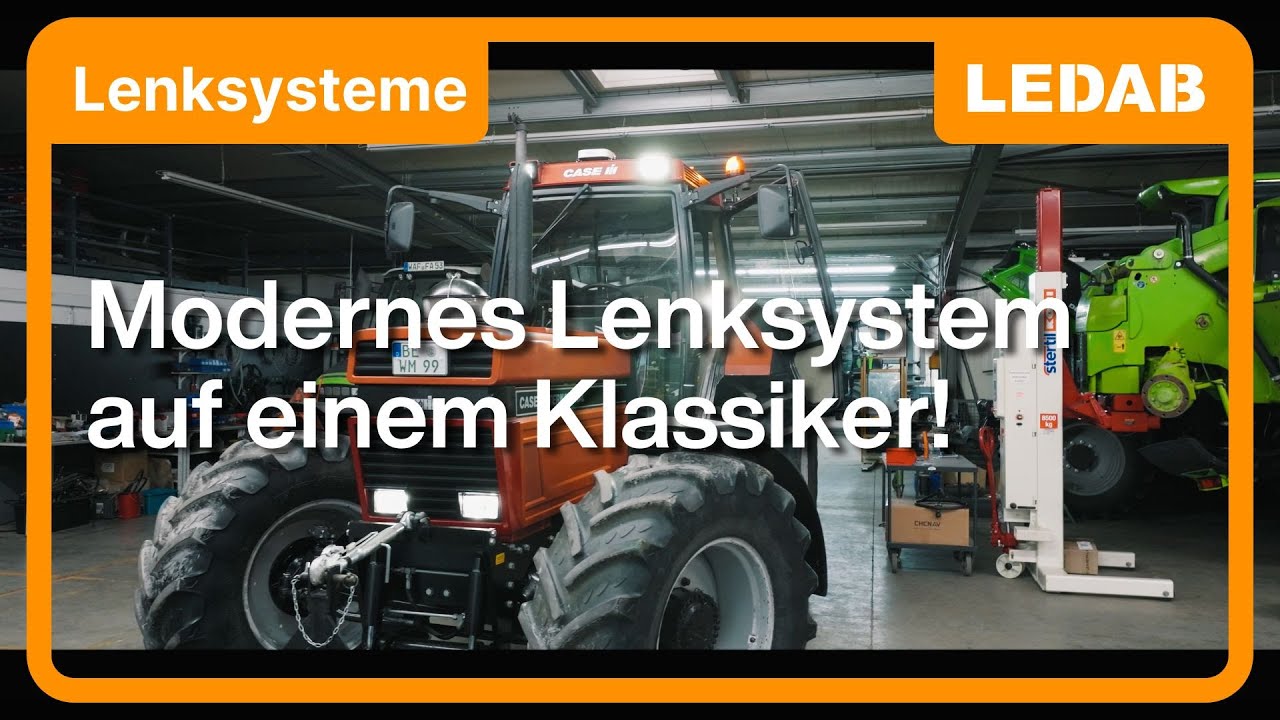 Case 1455XL Umbau: CHCNAV NX510SE auf dem roten Kultschlepper