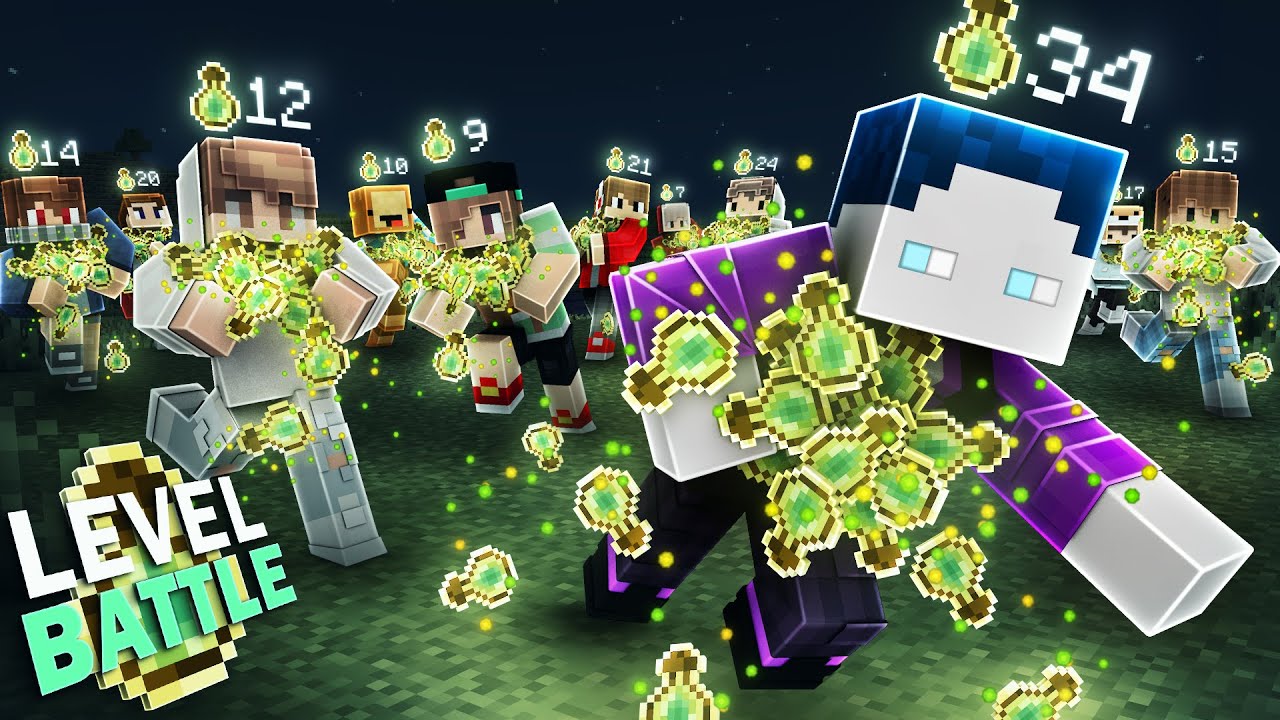 WER KANN DIE MEISTEN LEVEL FARMEN? (NEUES XXL 100 SPIELER BATTLE)