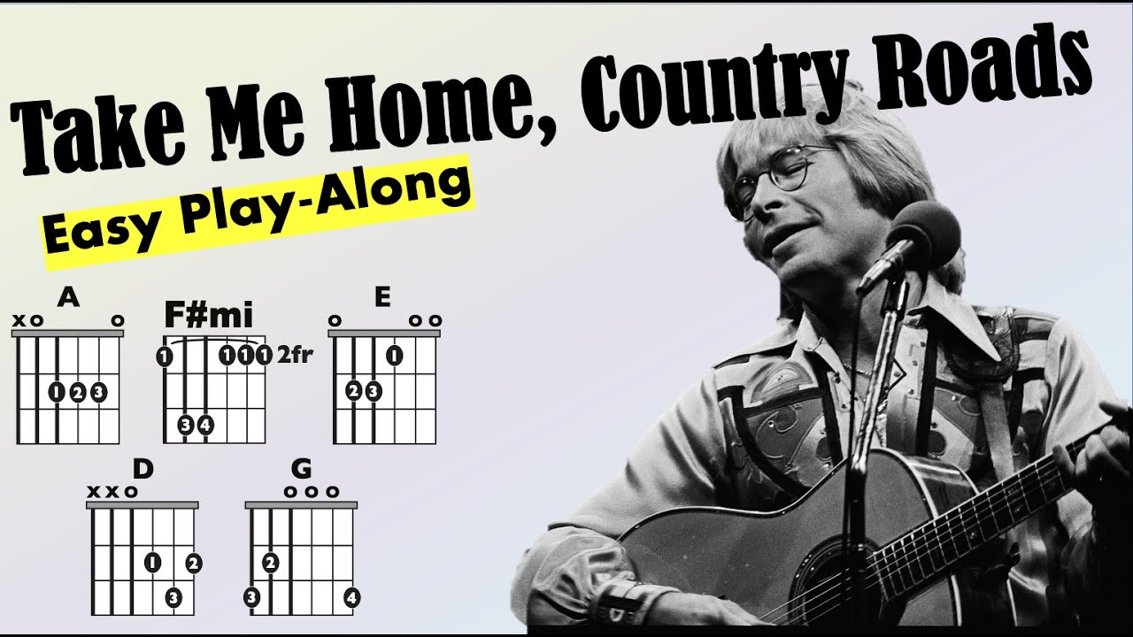 Take Me Home, Country Roads (John Denver) Guitar Chord/Lyric Play-Along