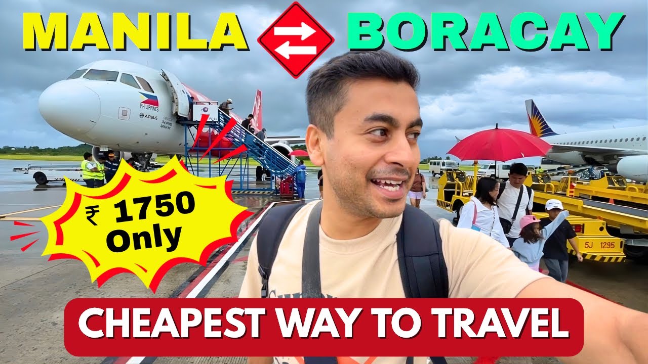 🇵🇭Manila to Boracay Cheapest Way: Flight & Ferry COST! | Philippines Budget Travel Guide 2025