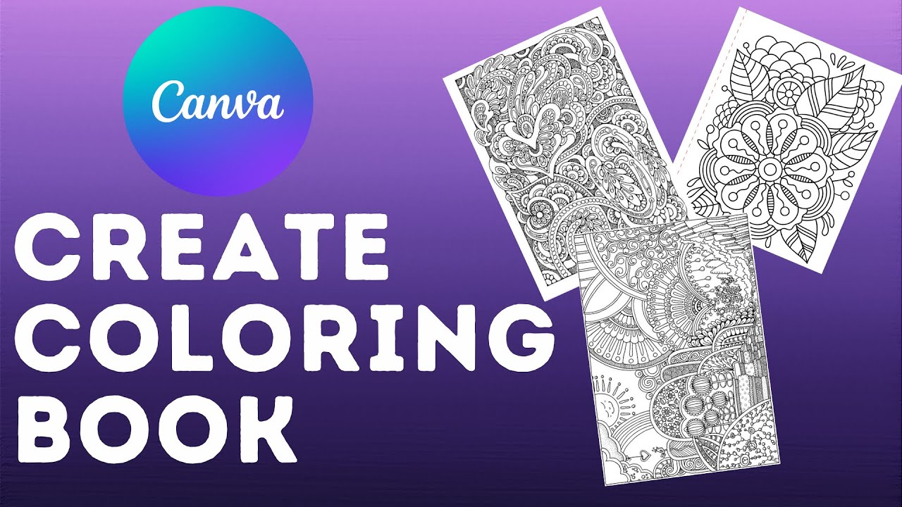 How to Make a Coloring Book in Canva