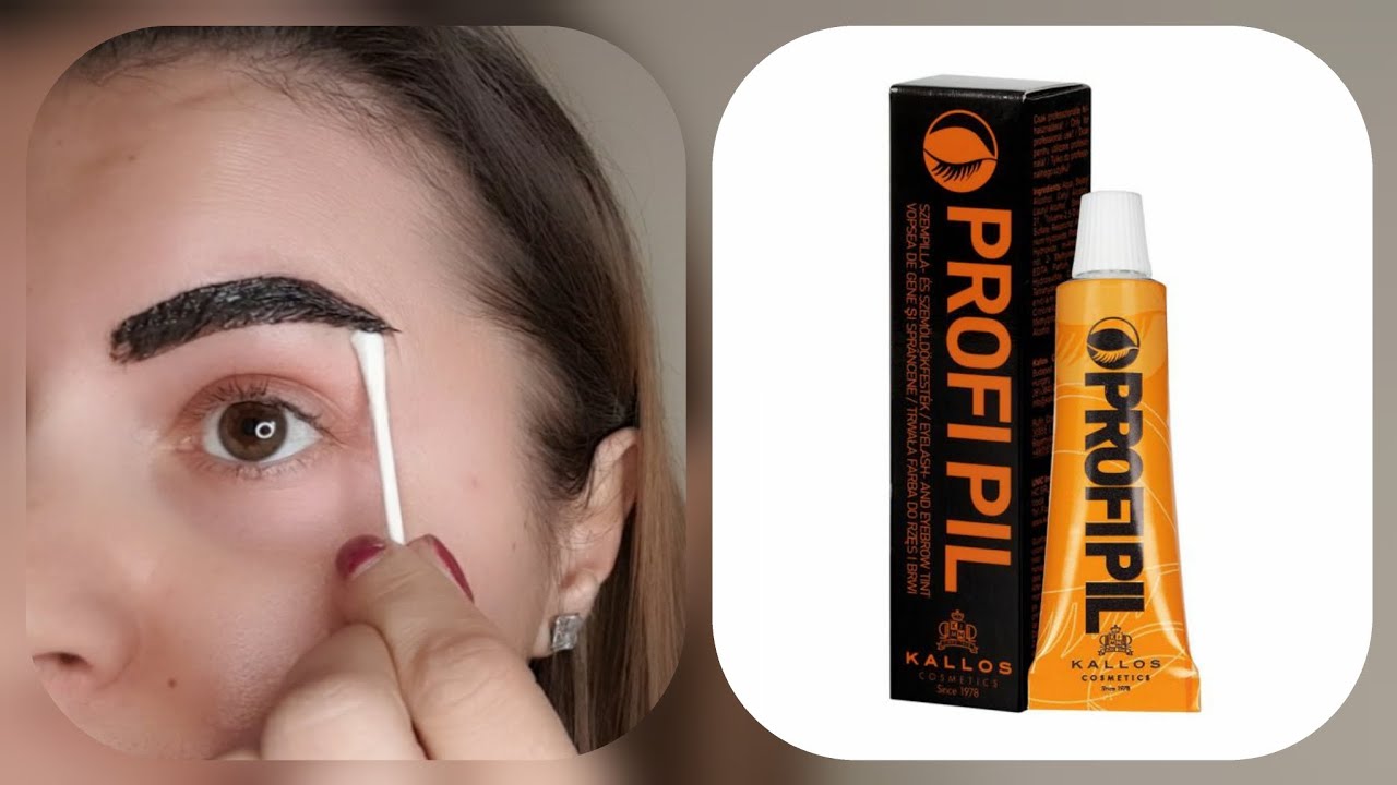Unboxing and application of Profi Pil from Kallos| EYEBROWS AND EYELASHES TINT