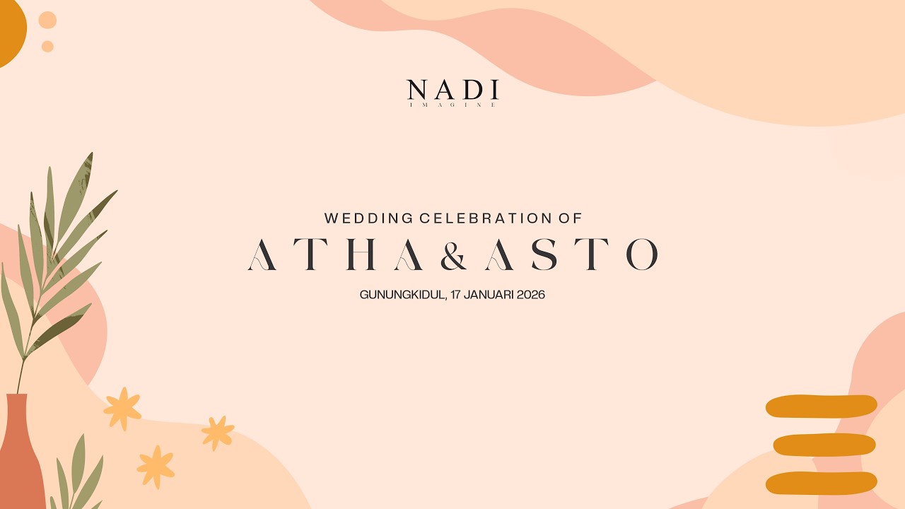 #NadiDocumentation Atha & Asto (Pemberkatan Moment)