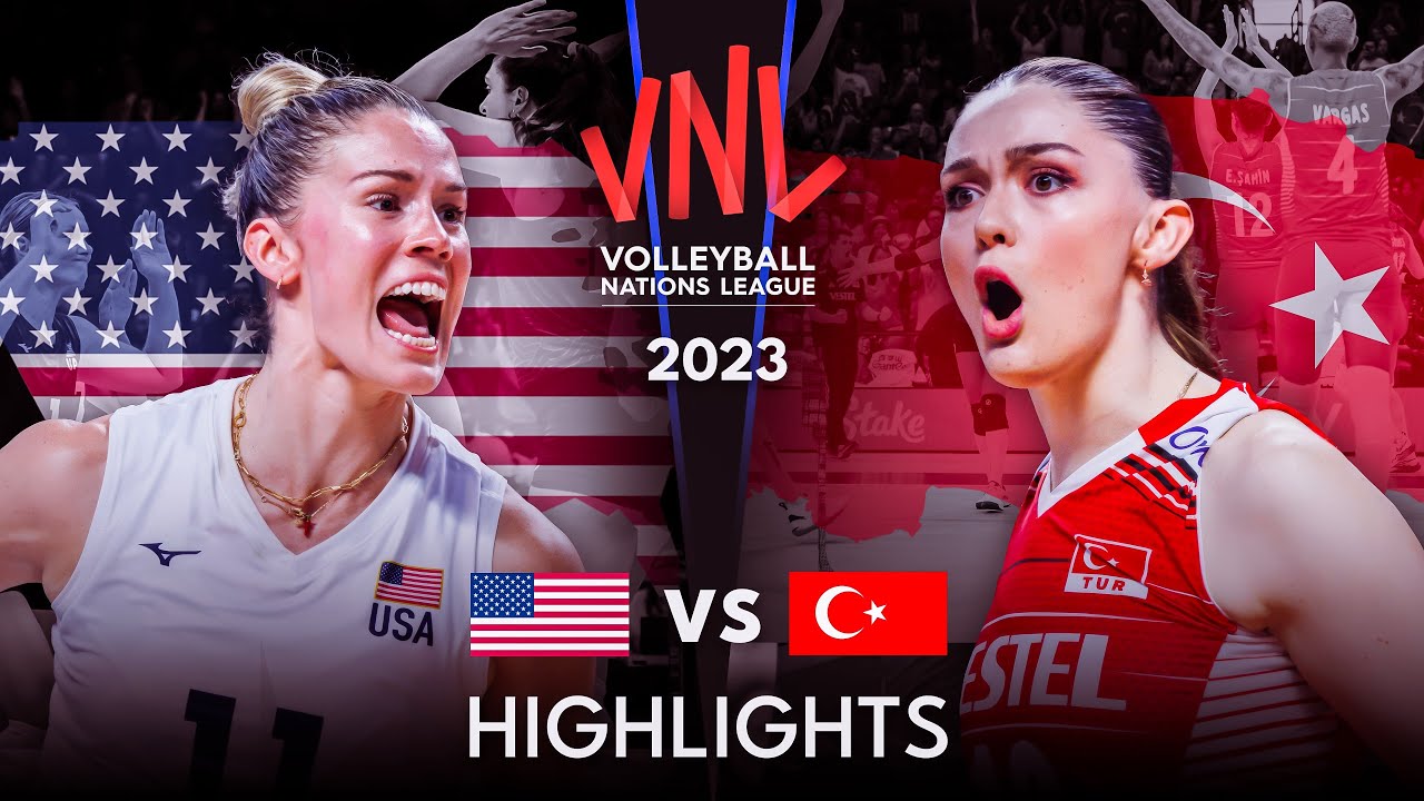 LEGENDARY MATCH | USA vs TURKIYE | Women's VNL 2023