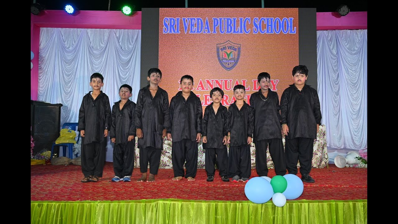 3RD CLASS BOYS DANCE | Sri Veda Public School Annual Day Celebrations | Yanam