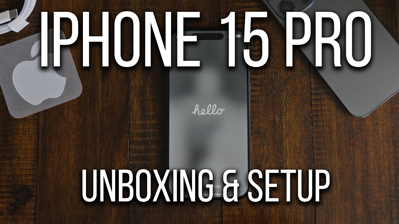 iPhone 15 Pro Unboxing & Setup - Transferring Data to New iPhone