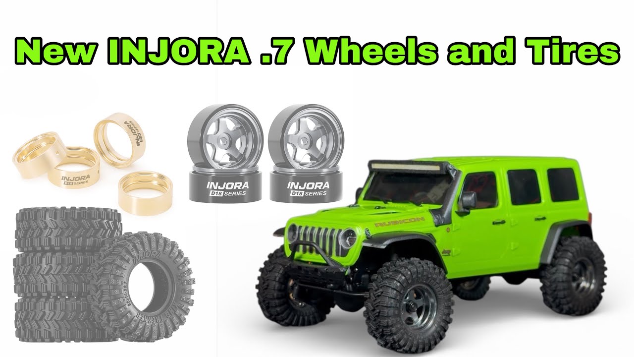 Your SCX30 NEEDS This!! | INJORA .7 wheels and tires | Unboxing & INSTALLATION video