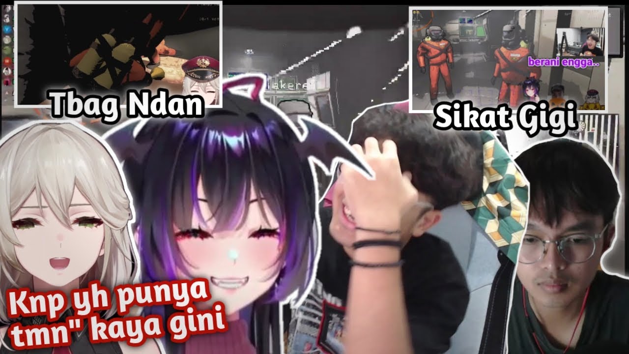 Momen miti tiba tiba ikut party lethal company bang AL ndan silvia dan figa auto keos | Naplive