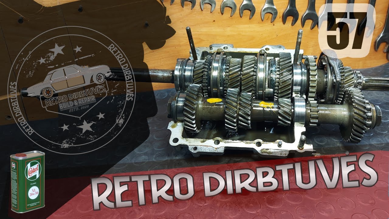 Mechaninės pavarų dėžės restauracija. Pavarų dėžės veikimo principas ir ardymas || RETRO Dirbtuvės