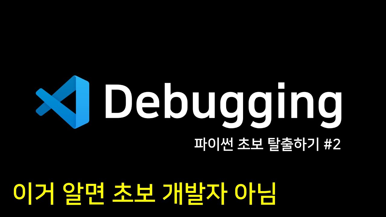 파이썬 초보 탈출하기 #2 | 디버깅 Debugging