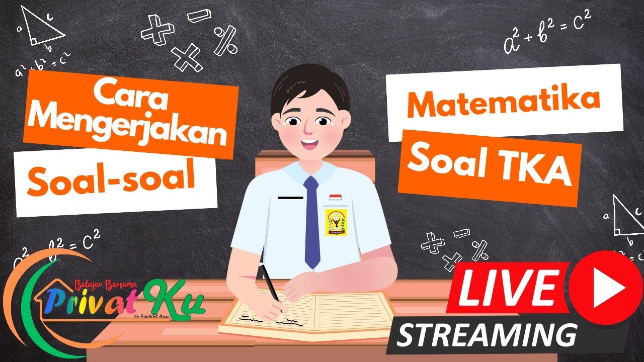 Pengerjaan Soal TKA Matematika SMP - Step-by-Step Tanpa Suara | PrivatKU