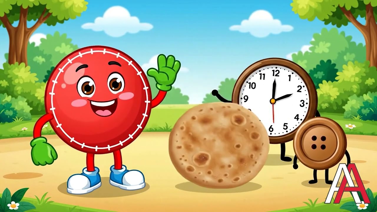 Math for Kids 3+ | 2D Shape: Circle | For Students