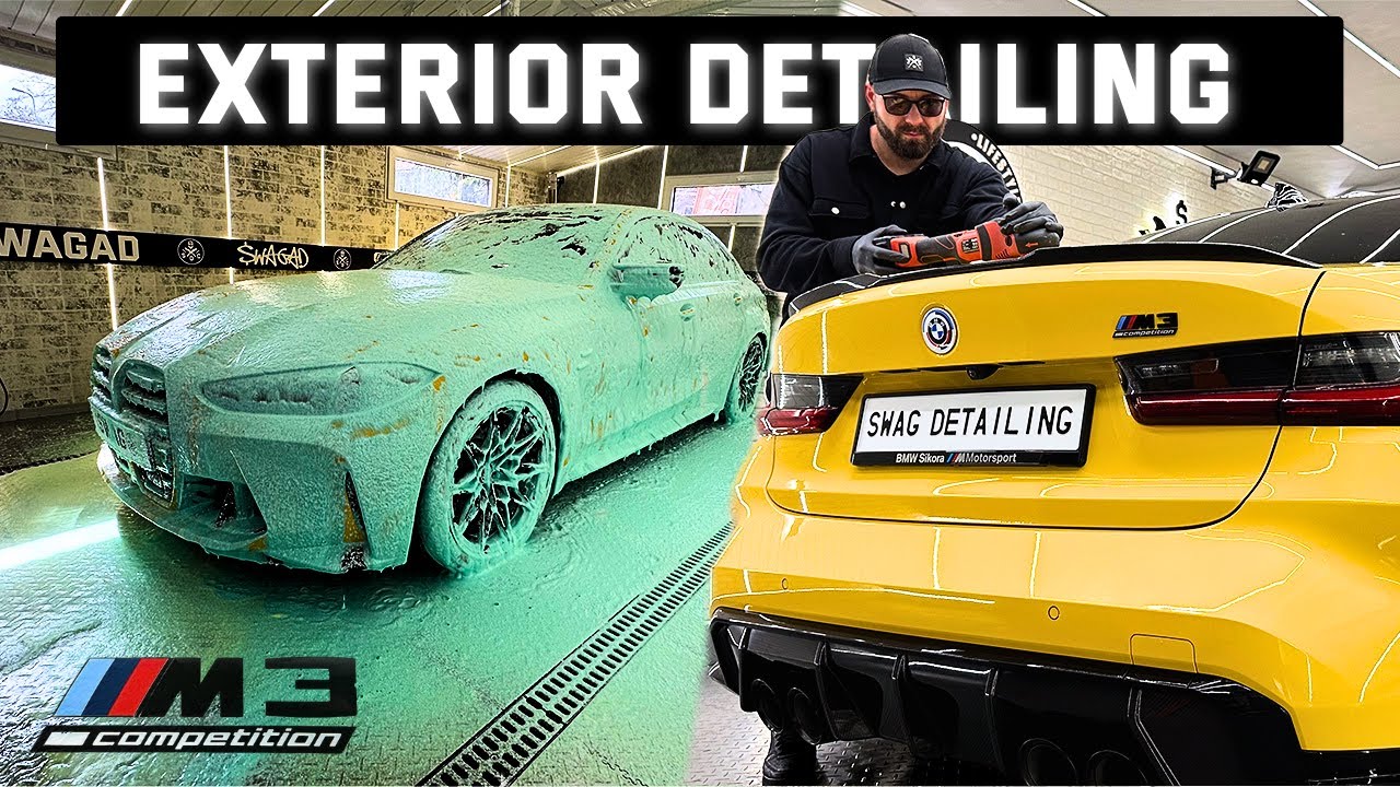 BMW M3 Competition G80 detailingowe mycie i polerowanie, ceramika