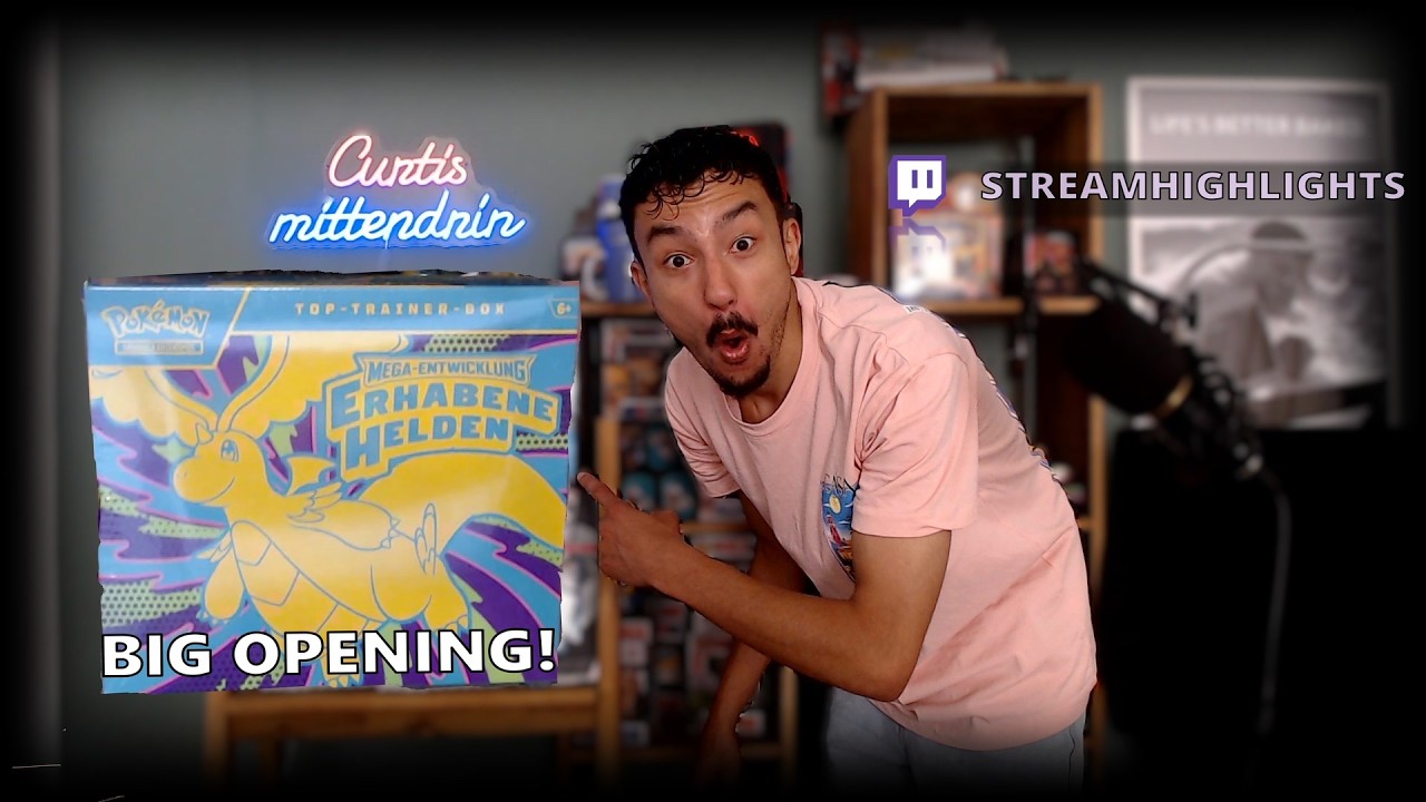 WIR ÖFFNEN Pokémon ERHABENE HELDEN (TTB, TINS & CO) 😱🔥! GODPACK?! streamhighlights curtismittendrin